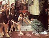 Sir Lawrence Alma-tadema Canvas Paintings - Proclaiming Claudius Emperor